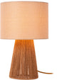 Lucide raphia - lampe de table - ø 24 cm - 1xe14 - beige