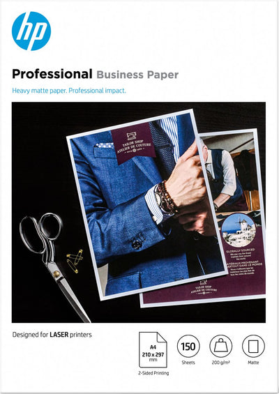 Papier photo Hp 7mv80a a4 laser 200gr mat