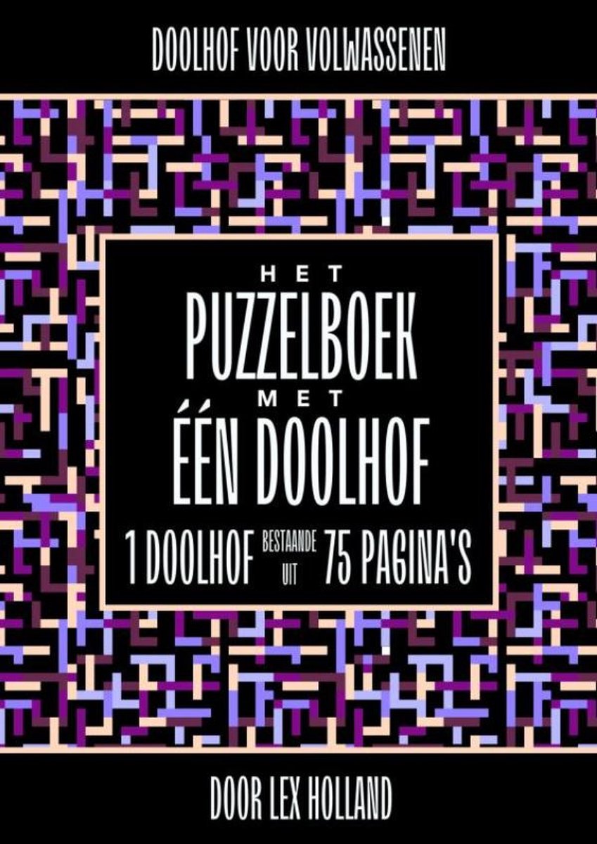 Labyrinthe pour adultes - le livre de puzzles avec un