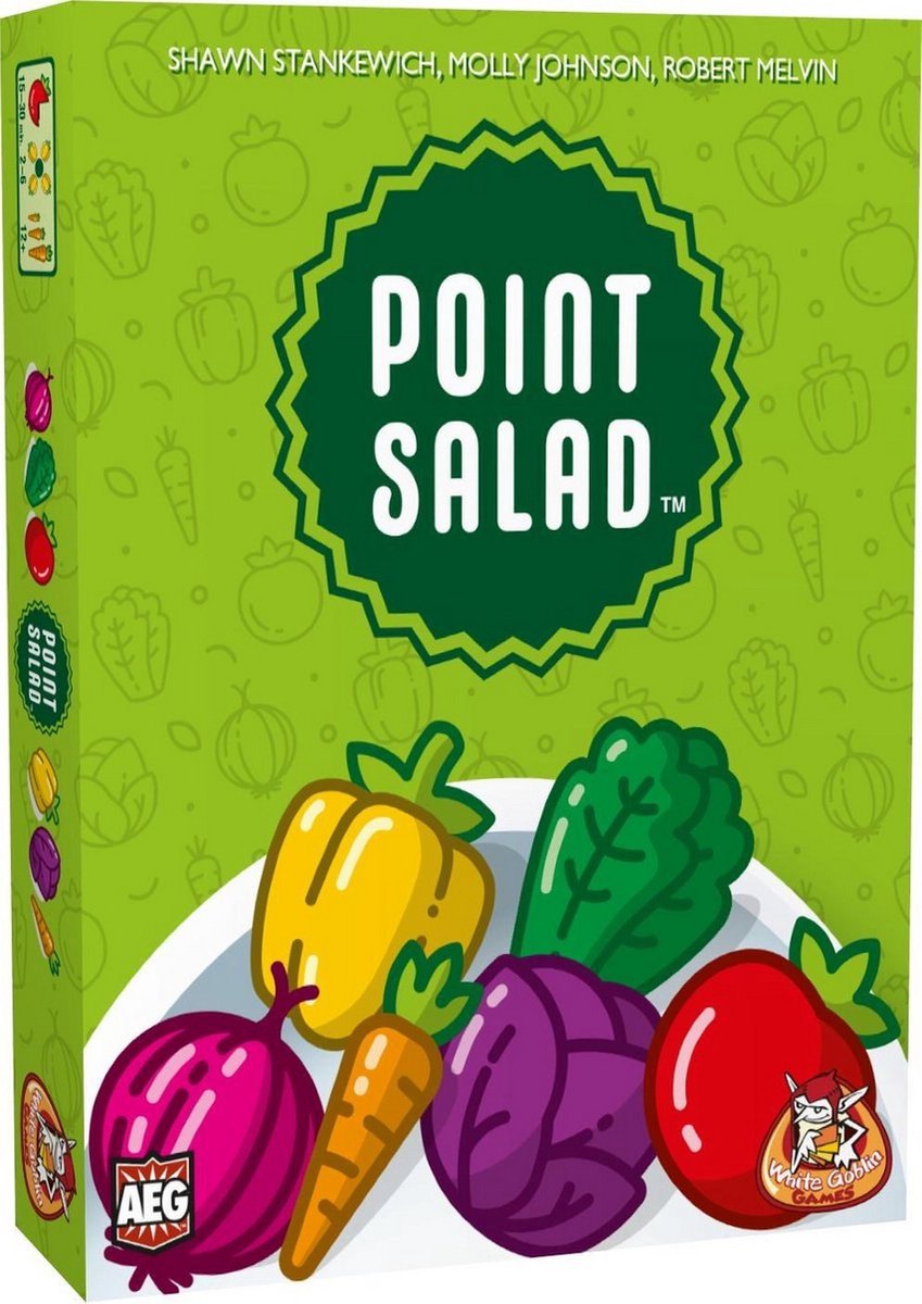 Salade de points de jeux de gobelins blancs