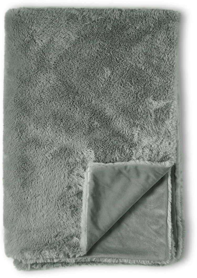 Plaid nuage câlin Kaat Amsterdam - 130 x 170 cm - gris vert