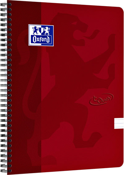 Bloc spirale Oxford oxf touch a4 ligne 140 pages 80gr rd | 5 pièces