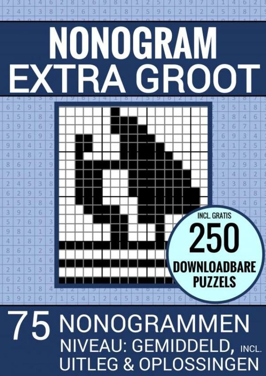 Livre de puzzles sans marque sans marque pour personnes âgées, malvoyants, seniors, grands-parents : nonogram extra large, type XL XXL