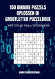 Sans marque, sans marque, résolvant 150 énigmes binaires dans un livre de puzzles en gros caractères