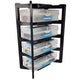 Station de saignement Elvedes comprenant 4 ensembles de kit de ventilation professionnels