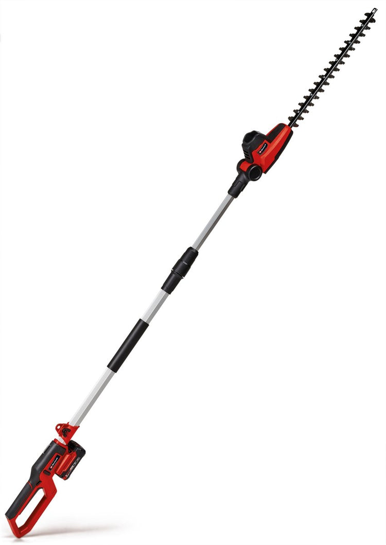 Taille-haie télescopique à batterie Einhell gc-hh 18 45 li t solo - power x-change - 18 v li-ion - poignée principale rotative - entraînement en métal - tête moteur inclinable sur 7 positions - excl. batterie et chargeur