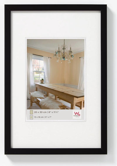Poivrons Walther - cadre en bois - format photo 40x60 cm - noir
