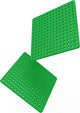 Plaque de construction de base Plus-Plus verte, ensemble de construction 2 pièces - 4022 - jouets de construction - jouets de construction - ensemble avec blocs de construction - à partir de 5 ans