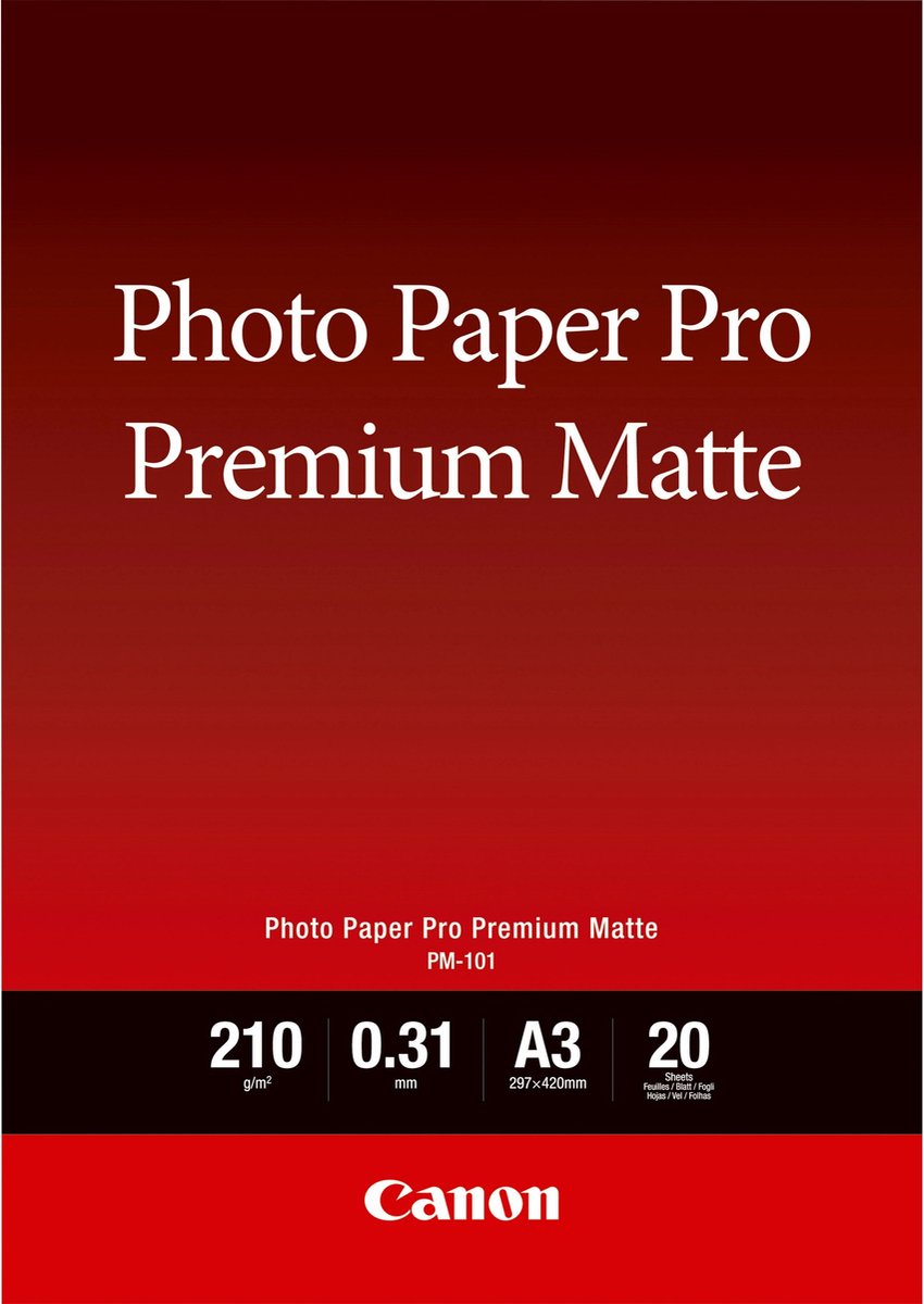 Canon 8657b006 paquet de papier photo a3