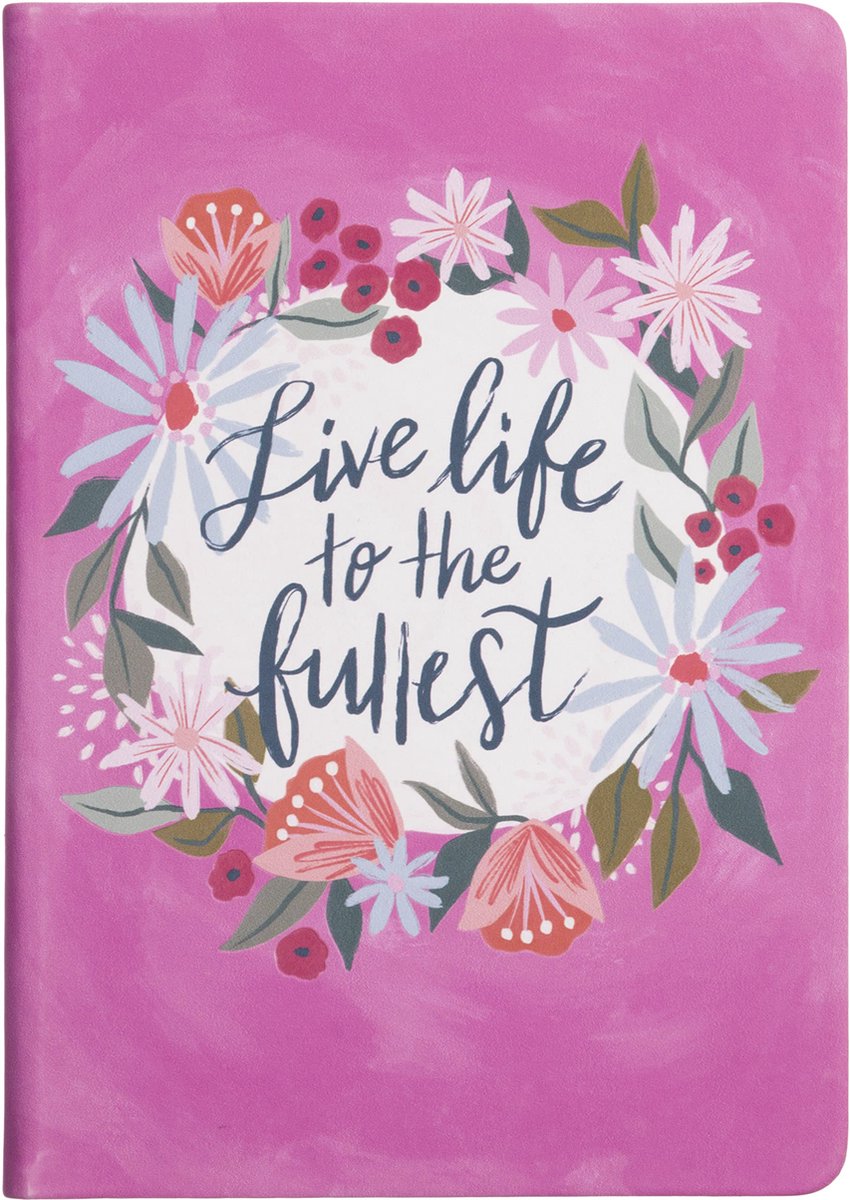 Carnet Eccolo - vivez pleinement la vie - ligne - env. 15x20cm - ec-d460a