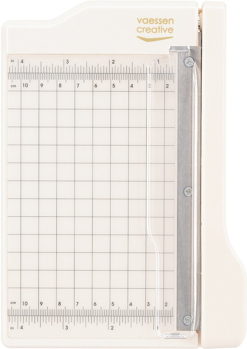 Coupe-papier Vaessen creative - mini guillotine - 15cm