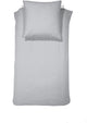 Parure housse de couette 1 personne week-end Cendrillon 135x200cm coton gris clair + 1 taie 60x70
