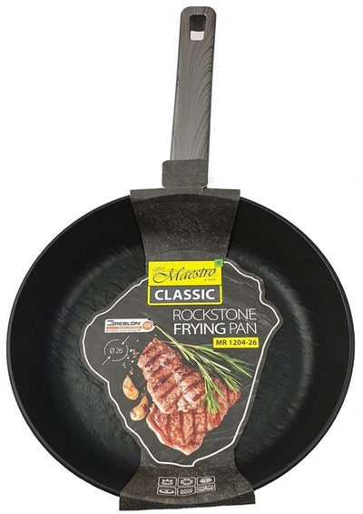 Poêle Maestro pierre de roche 28 cm - greblon c2 antiadhésive
