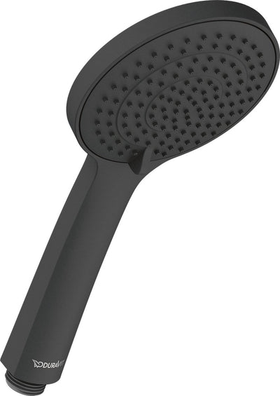 Douchette Duravit 3 positions – pomme de douche ø110 mm – easyclean – noir mat