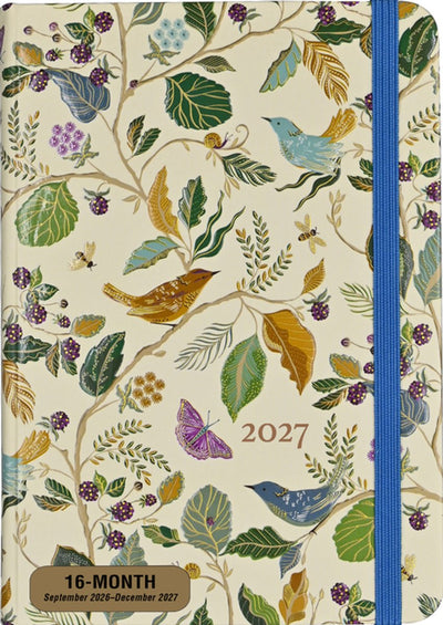 Agenda compact Peter Pauvre oiseaux et baies 16 mois 2027
