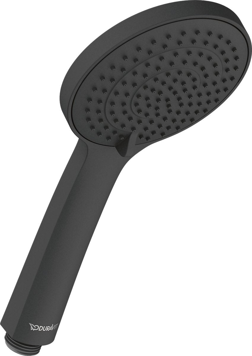 Douchette Duravit 3 positions – pomme de douche ø110 mm – easyclean – noir mat