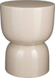 Mica decorations table d'appoint de scène - h45 x ø35 cm - ciment - beige