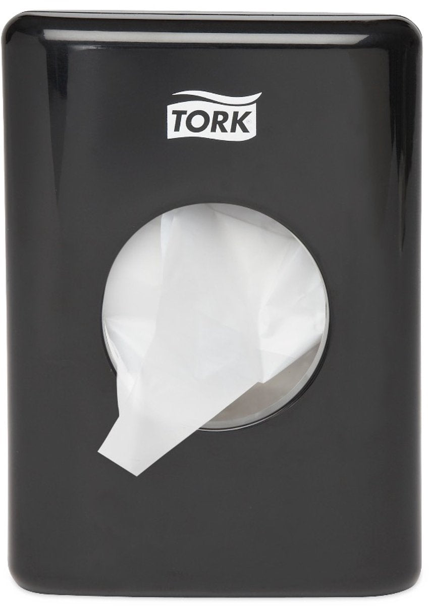 Tork 566008 distributeur de sacs pour serviettes hygiéniques noir 36x140x100 mm par pièce (566008)