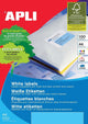 Etiquettes adhésives Apli 199,6 x 289,1 mm 100 feuilles blanches