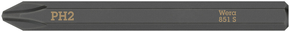 Wera 851 s Embouts Phillips Phillips pour tournevis à percussion, pH 2 x 70 mm - 05018161001