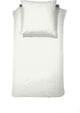 Parure housse de couette 1 personne Cendrillon matin 135x200cm flanelle blanc ivoire + 1 taie d'oreiller 60x70