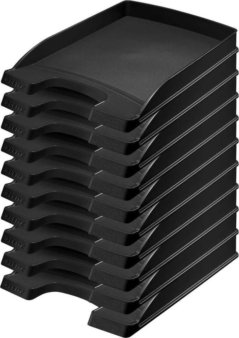 Corbeille à courrier Leitz Plus Slim 5237 A4 noir