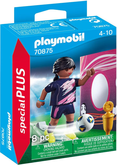 Star de football Playmobil Special avec Target Wall 70875