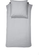 Parure housse de couette 1 personne Cendrillon matin 155x220cm flanelle gris clair + 1 taie d'oreiller 60x70
