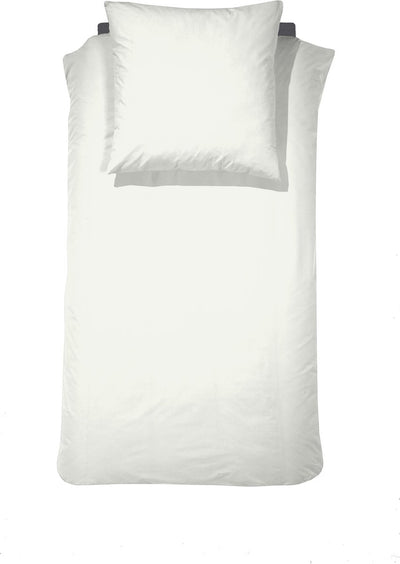 Parure housse de couette 1 personne Cendrillon matin 155x220cm flanelle blanc ivoire + 1 taie d'oreiller 60x70