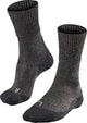 Falke tk1 laine anti-ampoules laine épaisse matériau fonctionnel chaussettes de marche hommes gris - taille 44-45