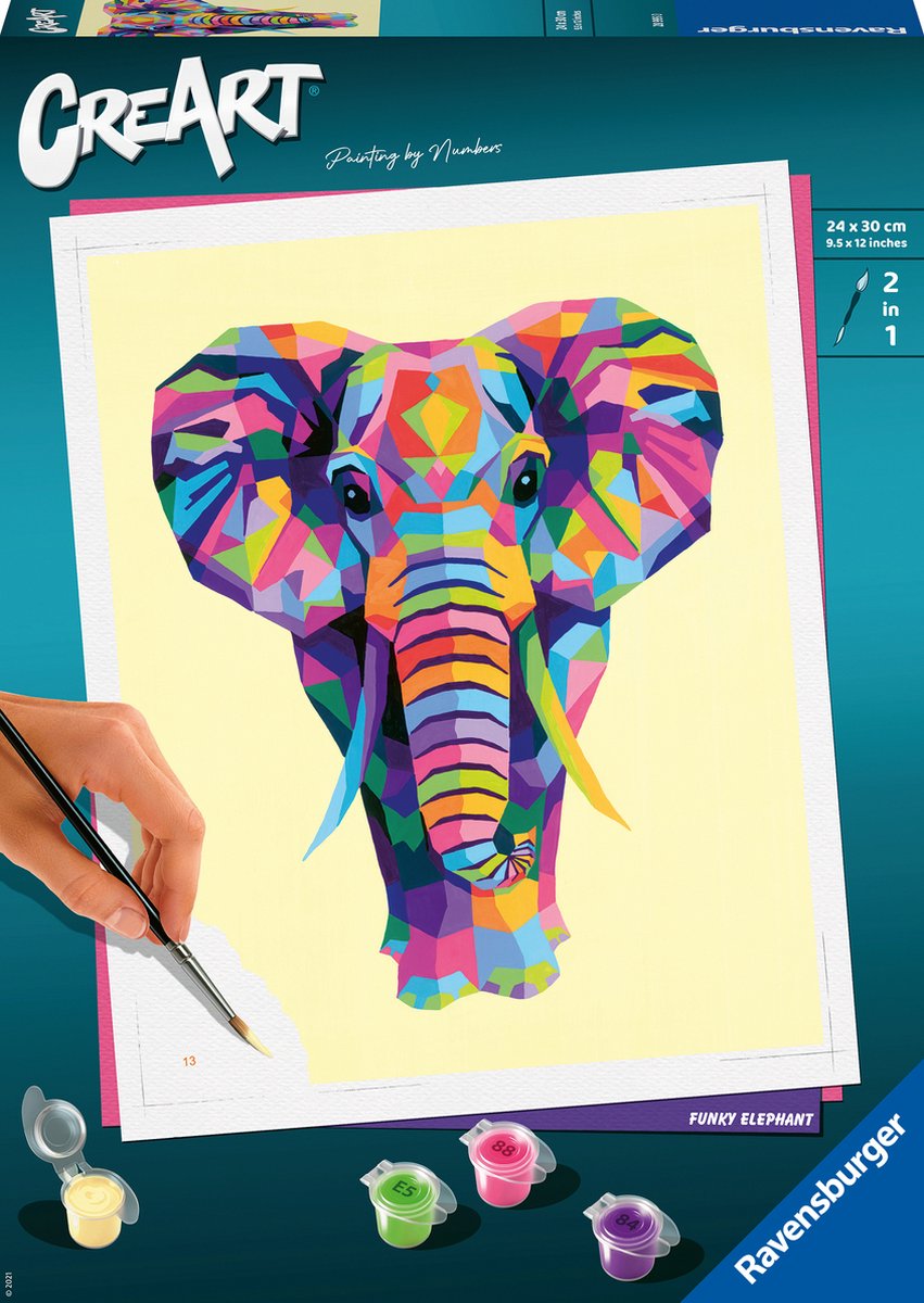 Ravensburger Creart Painting by Number Elephant