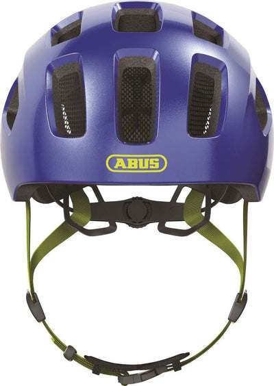 Casque de vélo Abus youn-i 2.0 - avec lumière pour enfants, adolescents et jeunes adultes - pour filles et garçons - bleu (pétillant), taille s