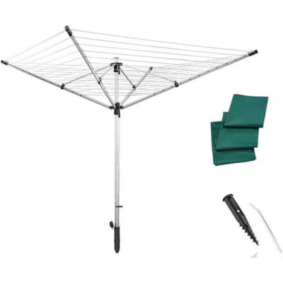 Leifheit Leifheit 85282 Droogmolen Linolift 600 Quickstart 60 m Longueur à sec argent
