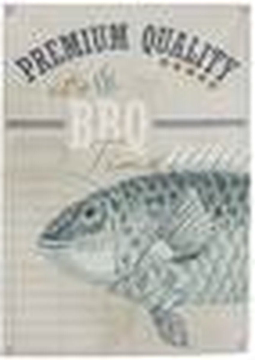 Serviette murale collection Hd BBQ noir 70x0x100cm