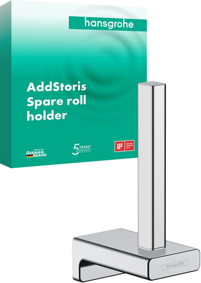 Hansgrohe addtoris porte-rouleau de rechange chromé