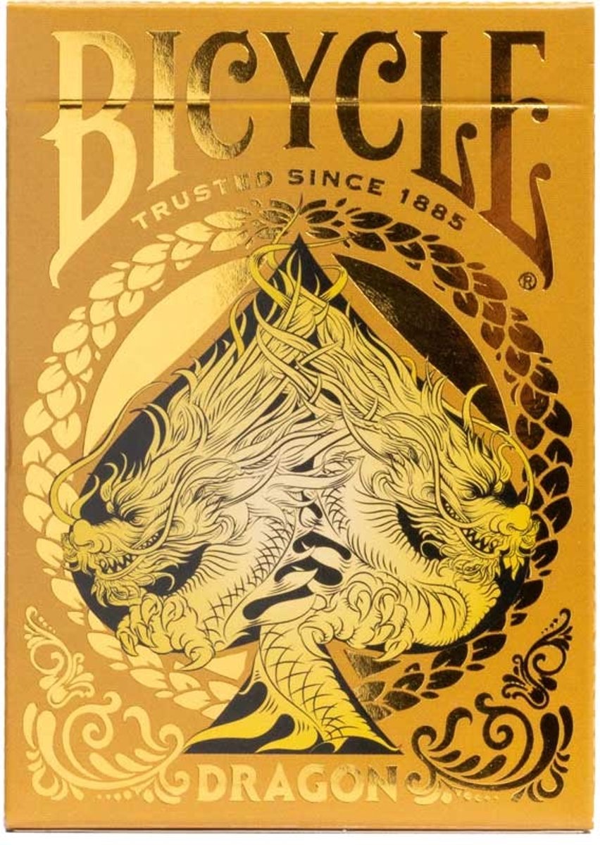 Bicycle dragon gold - cartes à jouer premium - poker - Ultimates - à collectionner
