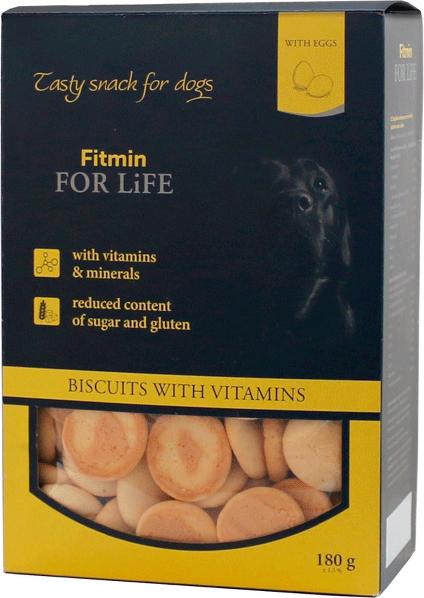 Biscuits pour chien Fitmin for life 8 x 180g
