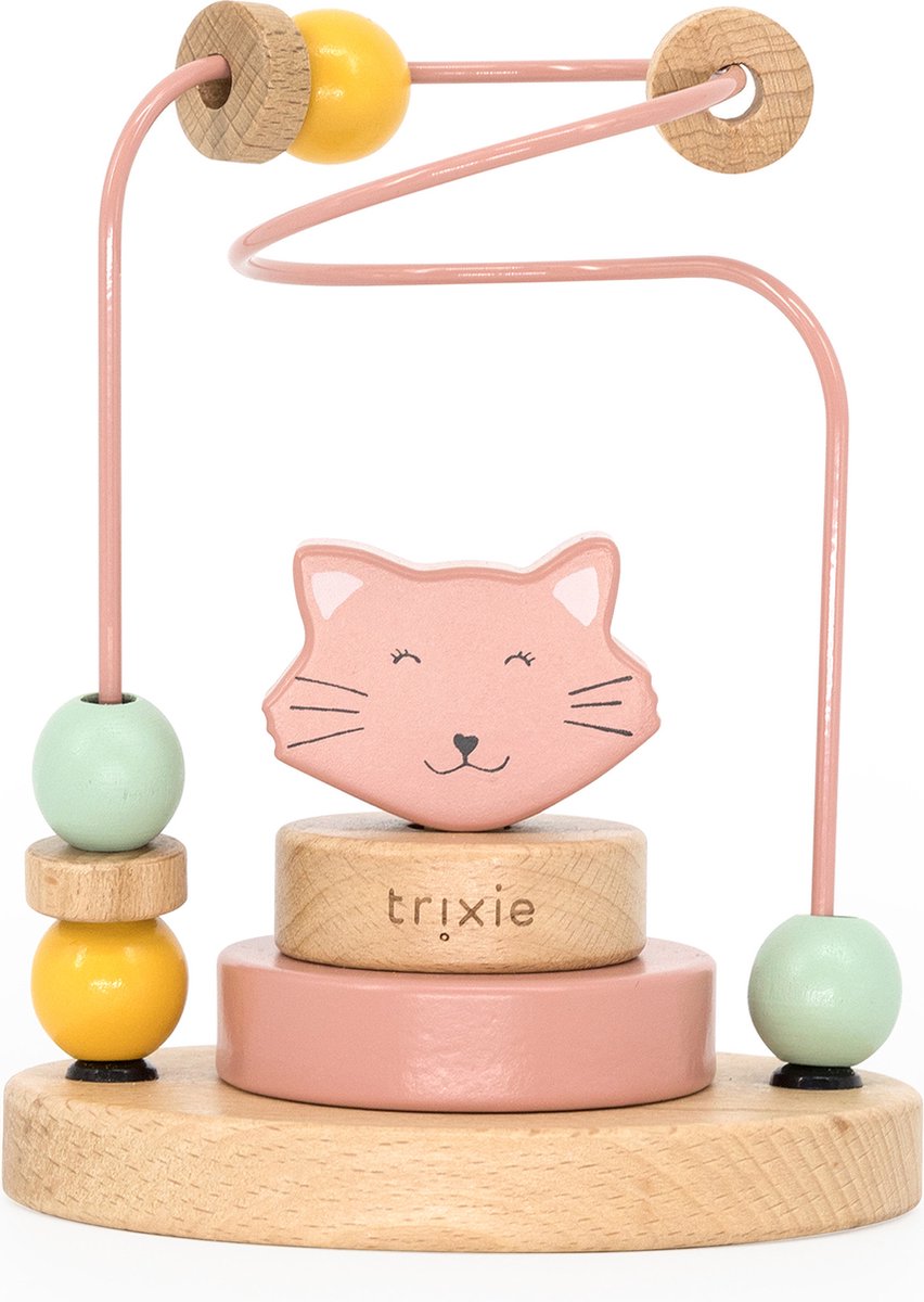 Paute à moteur en bois trixie Mme chat