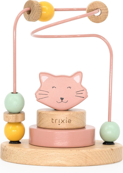 Paute à moteur en bois trixie Mme chat