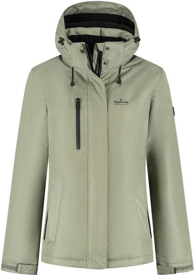 Veste outdoor femme Kjelvik yrsa - vert