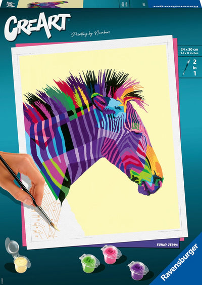 Ravensburger Creart Painting by Number Zebra