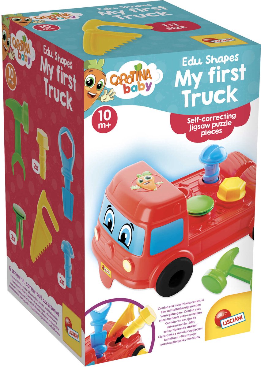 Lisciani carotina baby edu shape – mon premier camion