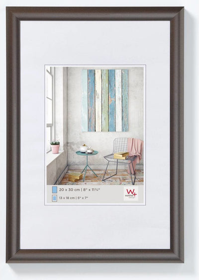 Walther Trendstyle - cadre en plastique - format photo 13x18 cm - acier