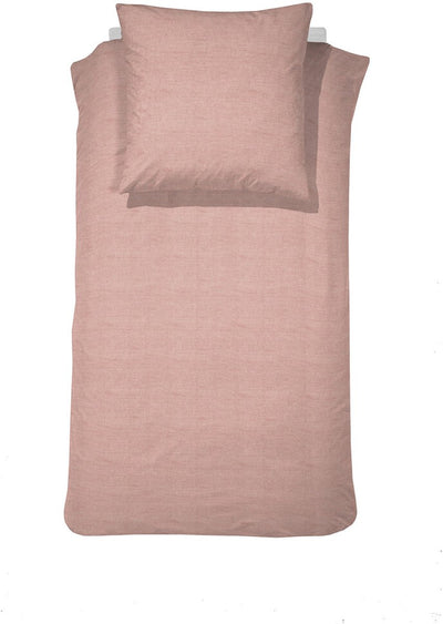Parure housse de couette 1 personne Cendrillon lyn 135x200cm coton rose + 1 taie 60x70