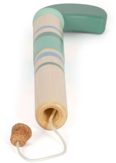 Petit pistolet en bois avec bouchon