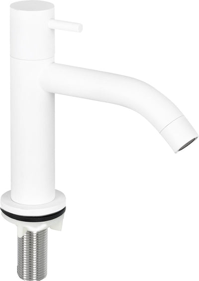 Robinet d'eau froide Differnz - mix match - courbé - blanc mat