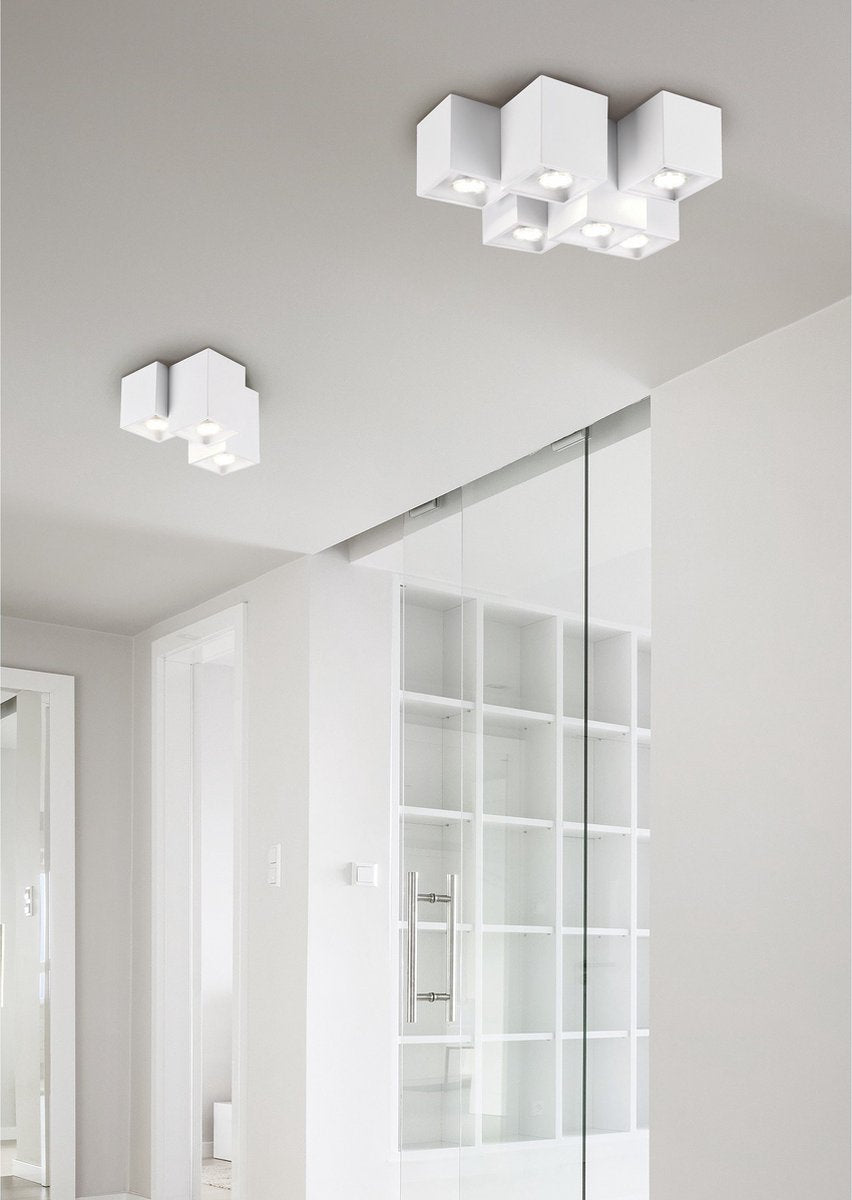 Trio fernando - plafonnier - blanc mat - gu10 - éclairage intérieur