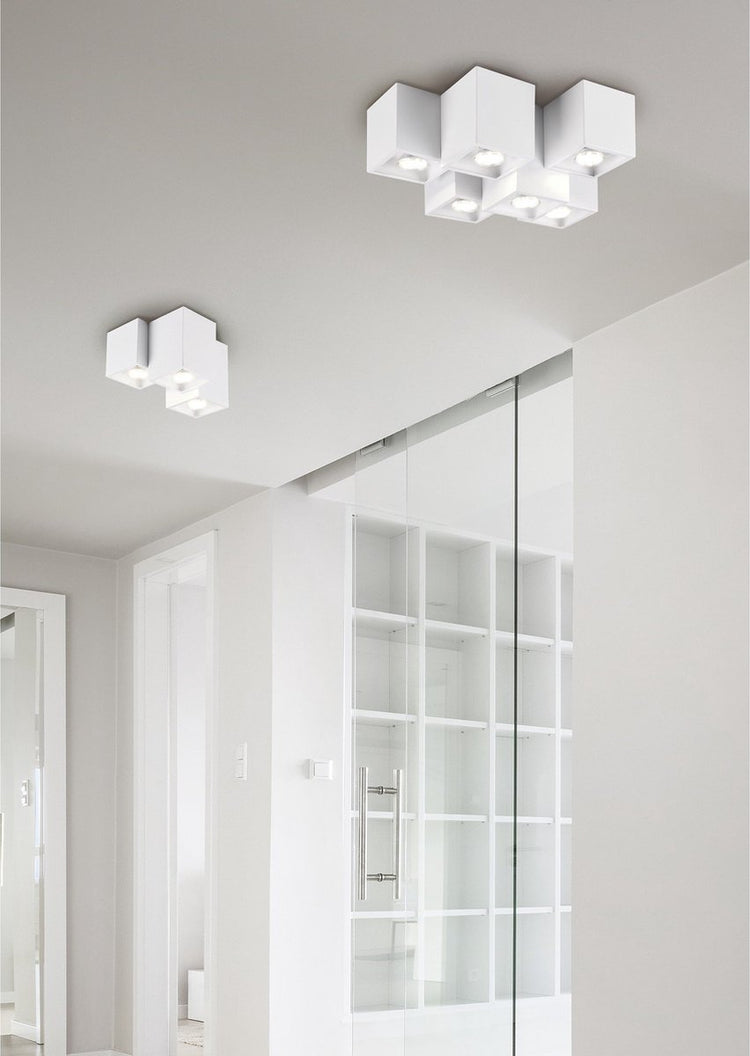 Trio fernando - plafonnier - blanc mat - gu10 - éclairage intérieur