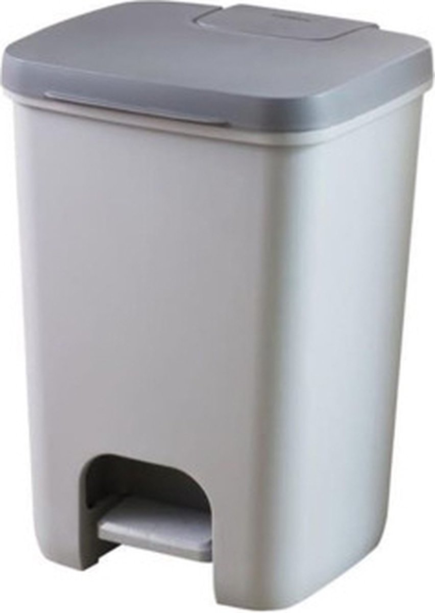 Curver Curver Pedal Bin Essentials 20 L Gris clair