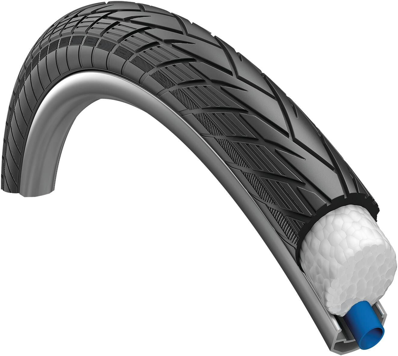 Tube intérieur de Schwalbe 28 10-622 anneaux sans air 10 mm